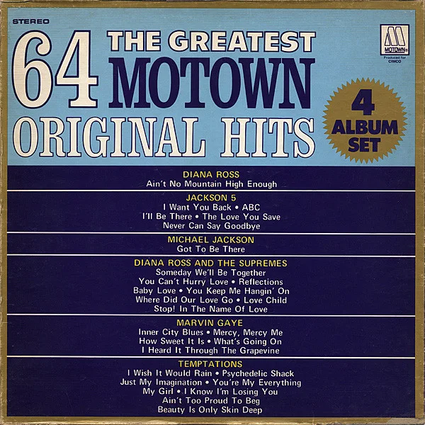 Cover of The Greatest 64 Motown Original Hits