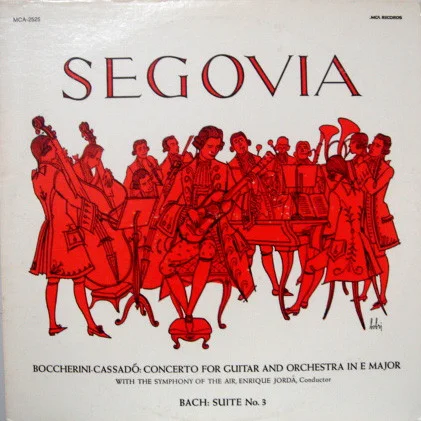 Cover of Concerto For Guitar And Orchestra In E Major / Bach Suite No.3