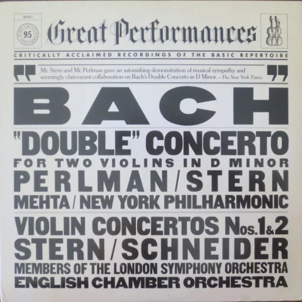Cover of Double Violin Concerto & Violin Concertos Nos. 1 & 2